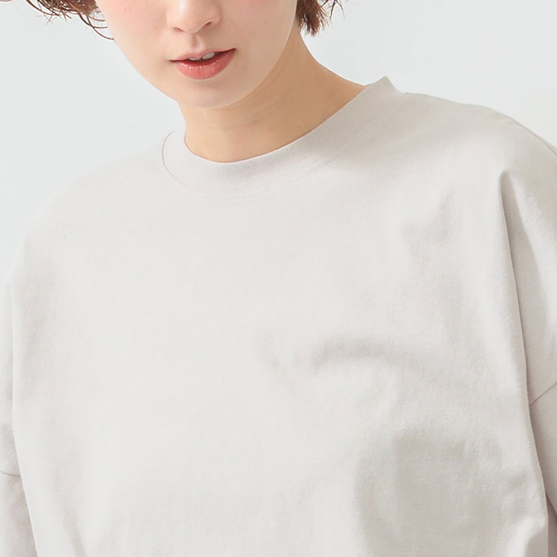 婦人『m.m.o』コットンバスククルーネックワイドPO