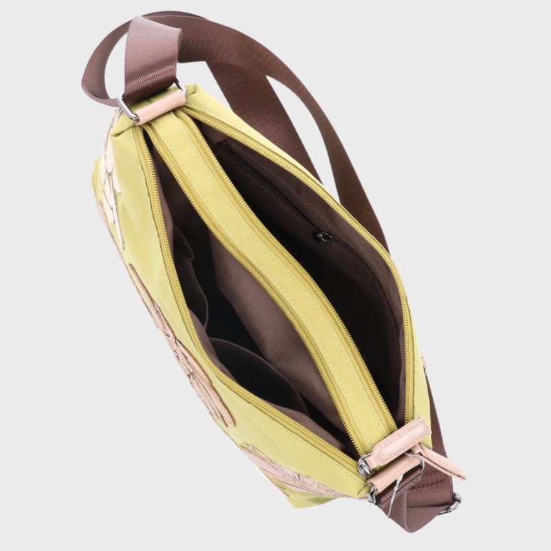 婦人フラワーナイロンショルダー