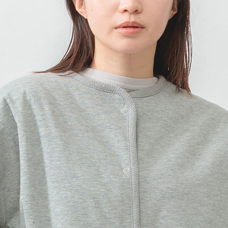 婦人『m.m.o』防風裏ボアクルーネックジャケット