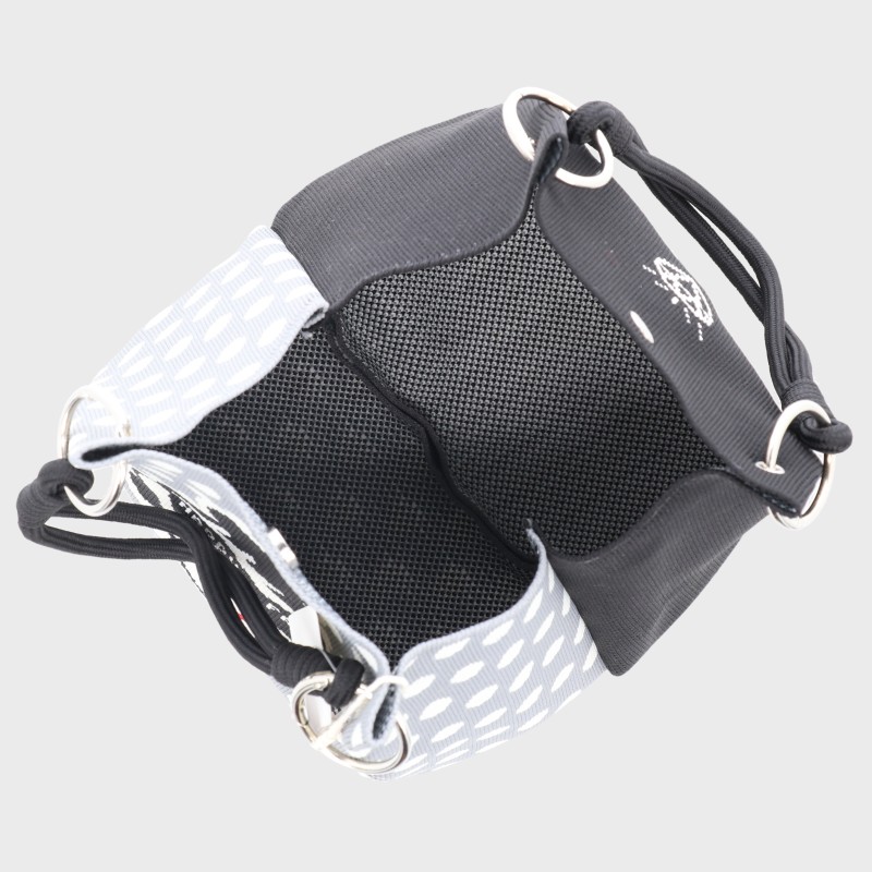 婦人ハッピーフェイス風船型ニットバッグ