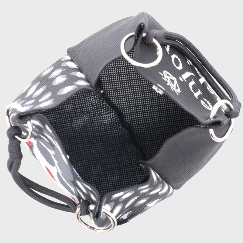 婦人ハッピーフェイス風船型ニットバッグ