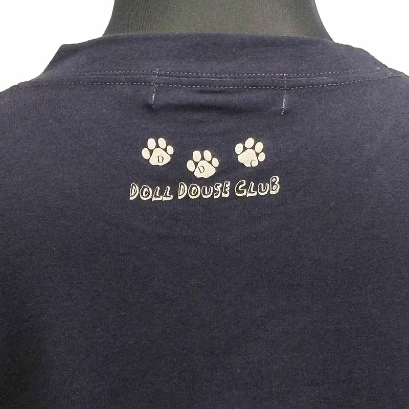 婦人DDCLUB長袖LLサイズTシャツ(ネコCUP&POT)