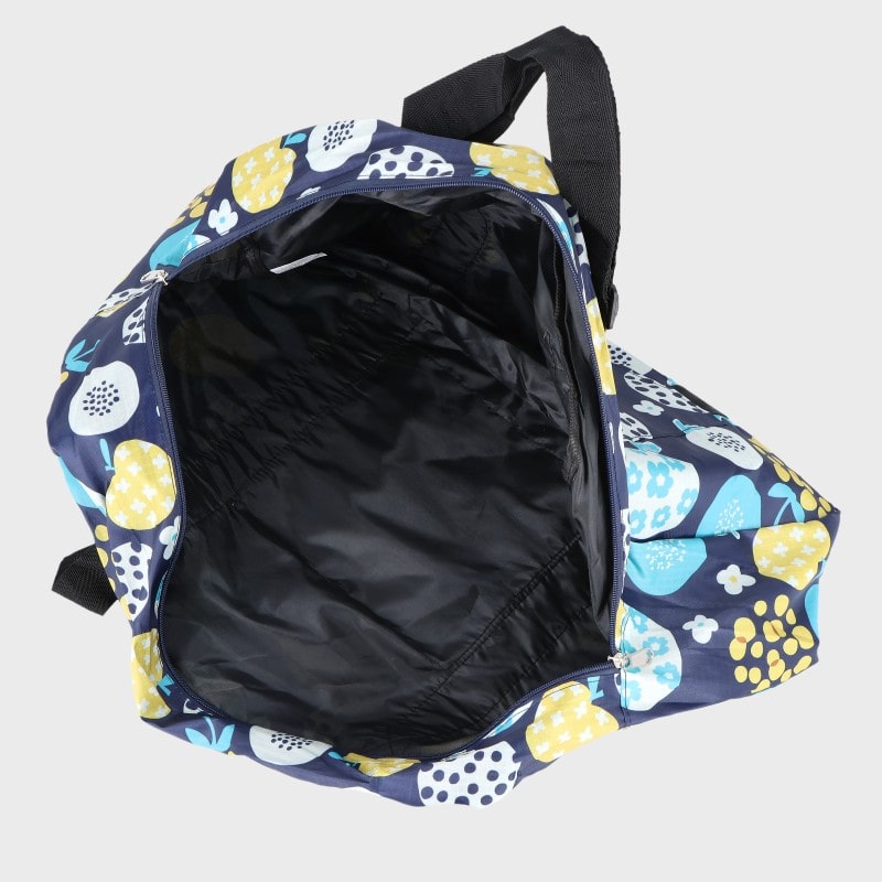 婦人フルーツ柄ボストンバッグ