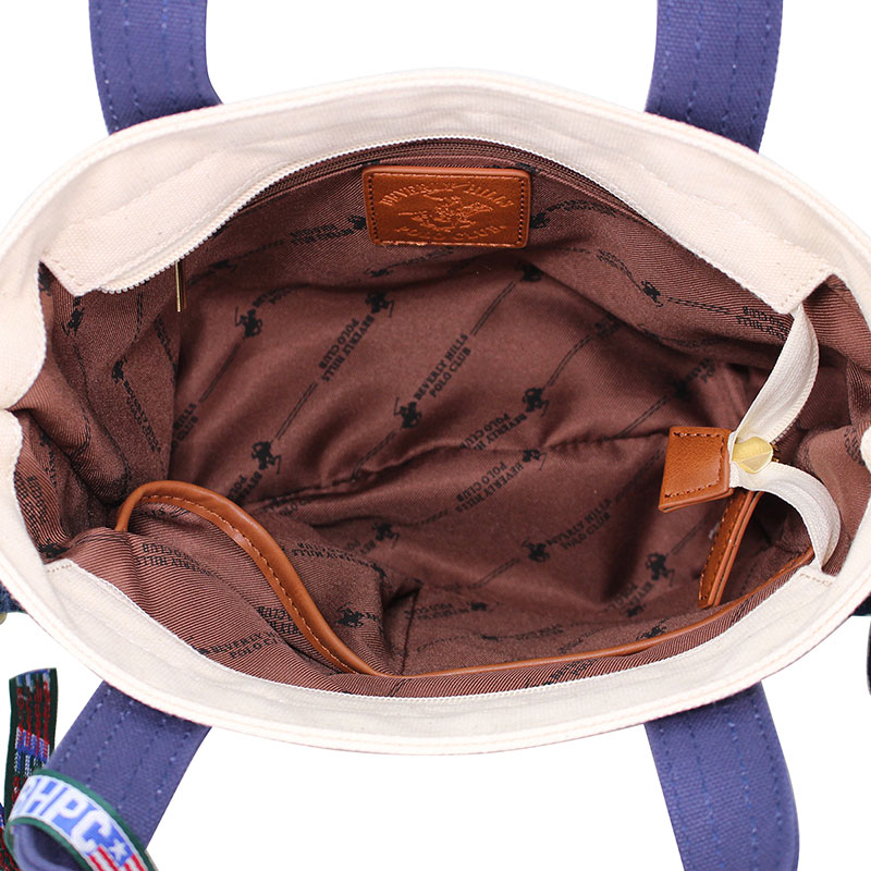 婦人『BEVERLY HILLS POLO CLUB』キャンバストートバッグXS