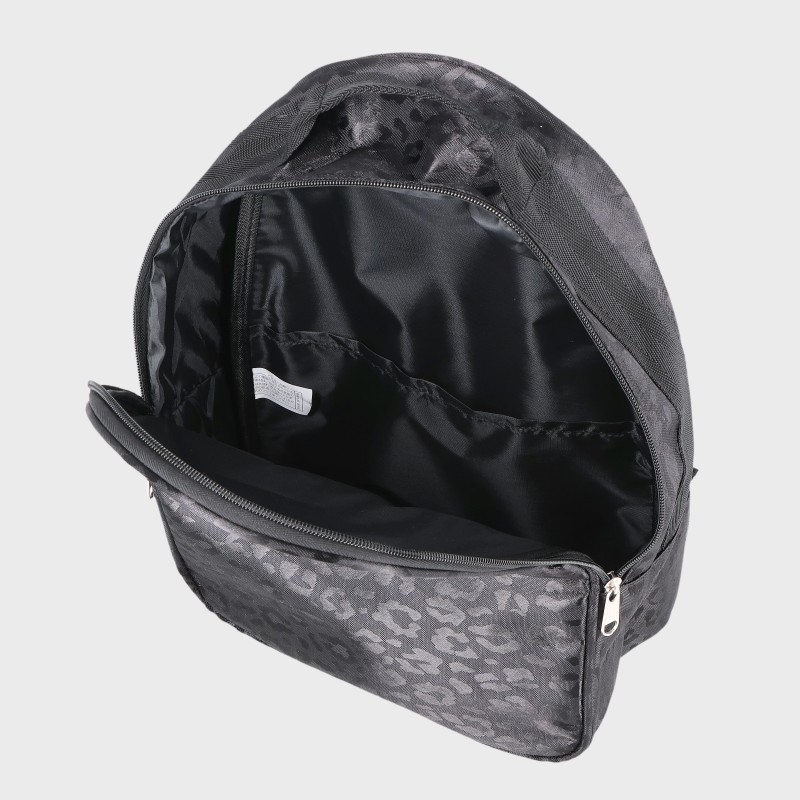 婦人ヒョウ柄リュックサック