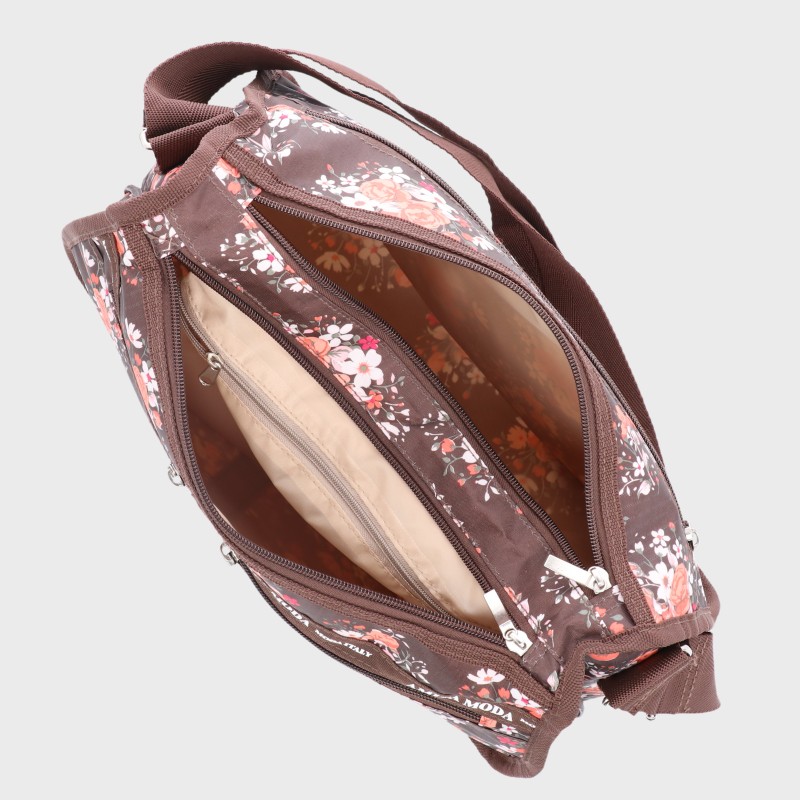 婦人底マチ広がるショルダーバッグ