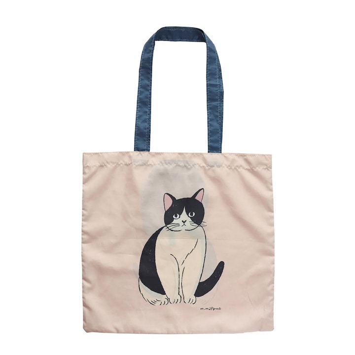 『松尾ミユキ』ポケッタブル エコバッグ Cat