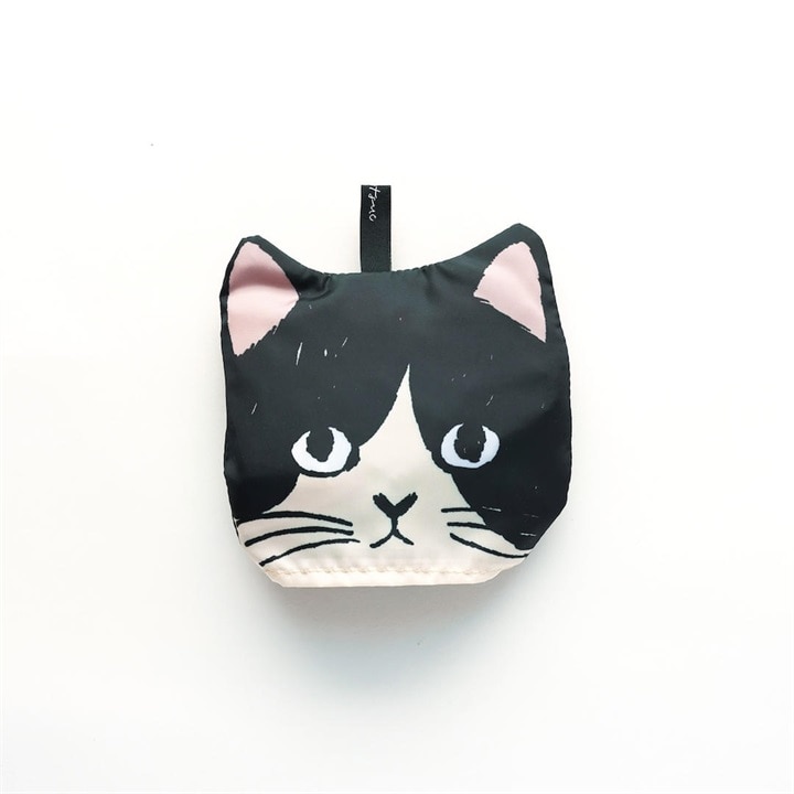 『松尾ミユキ』ポケッタブル エコバッグ Cat