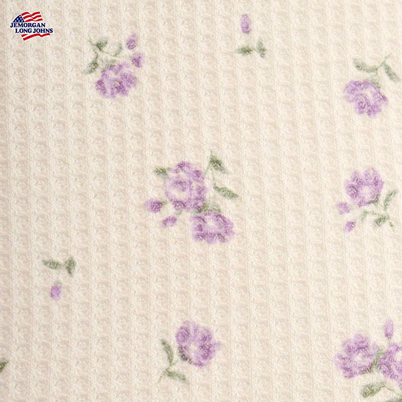 婦人『JEMORGAN』CVCワッフル花柄3点セット