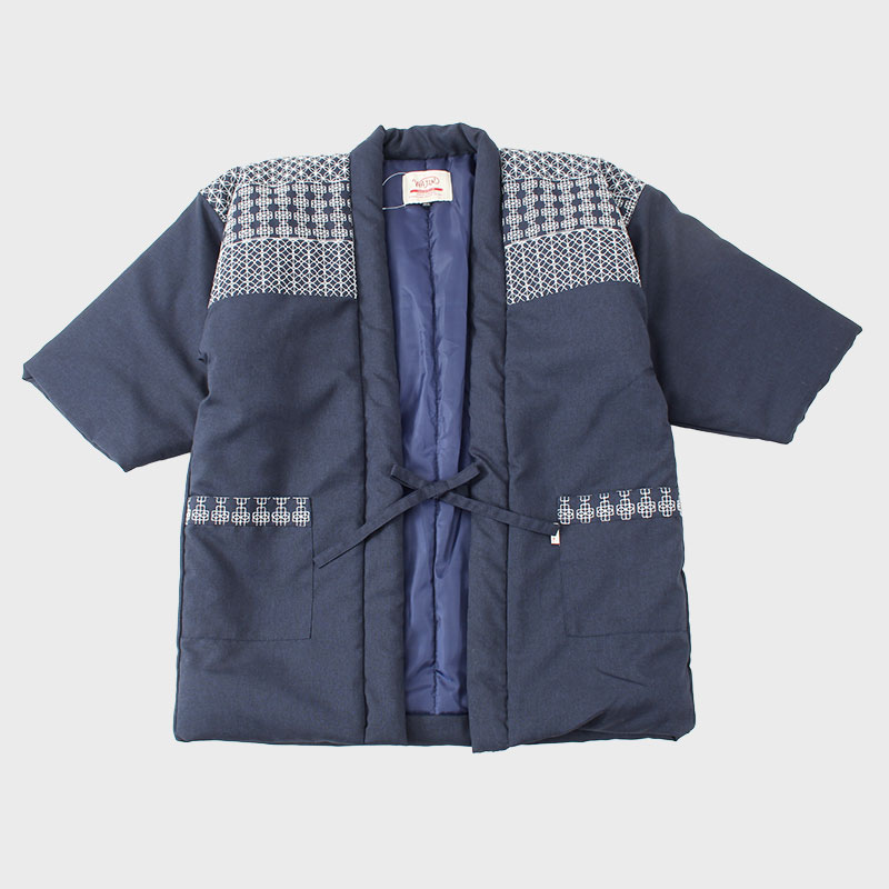 紳士『WAJIN』刺し子綿入り半天