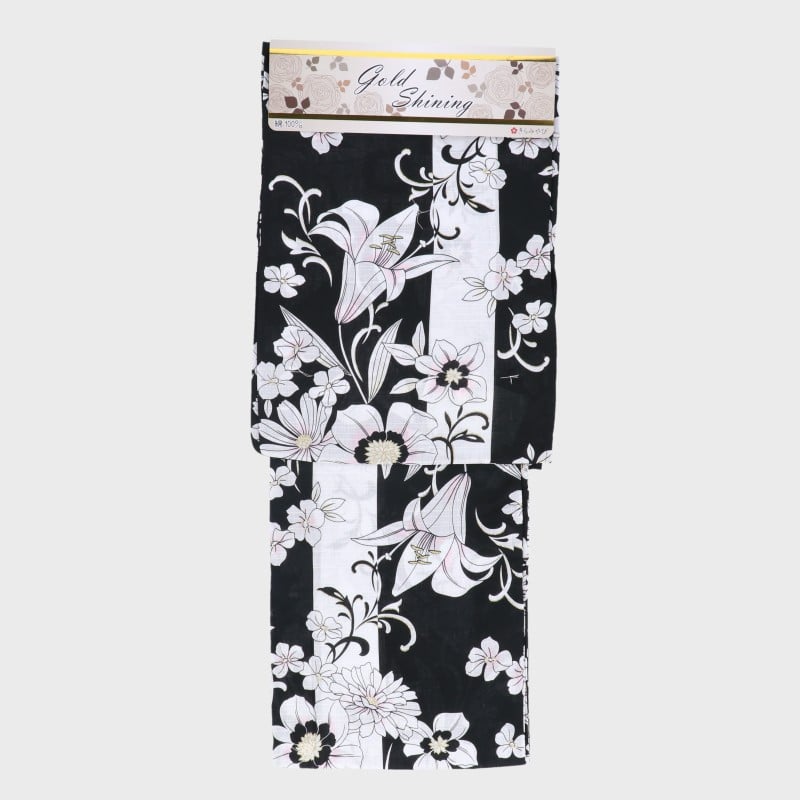 婦人『きらみやび』金ラメ仕立て上がりゆかた