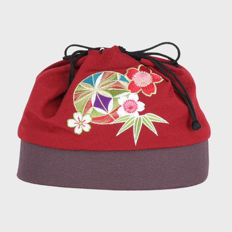 婦人『Wa de Modem』毬桜シシュウ巾着 卒業式・袴