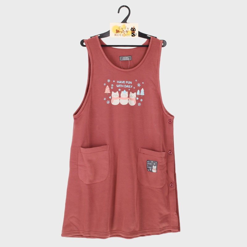 婦人裏起毛タバードエプロン