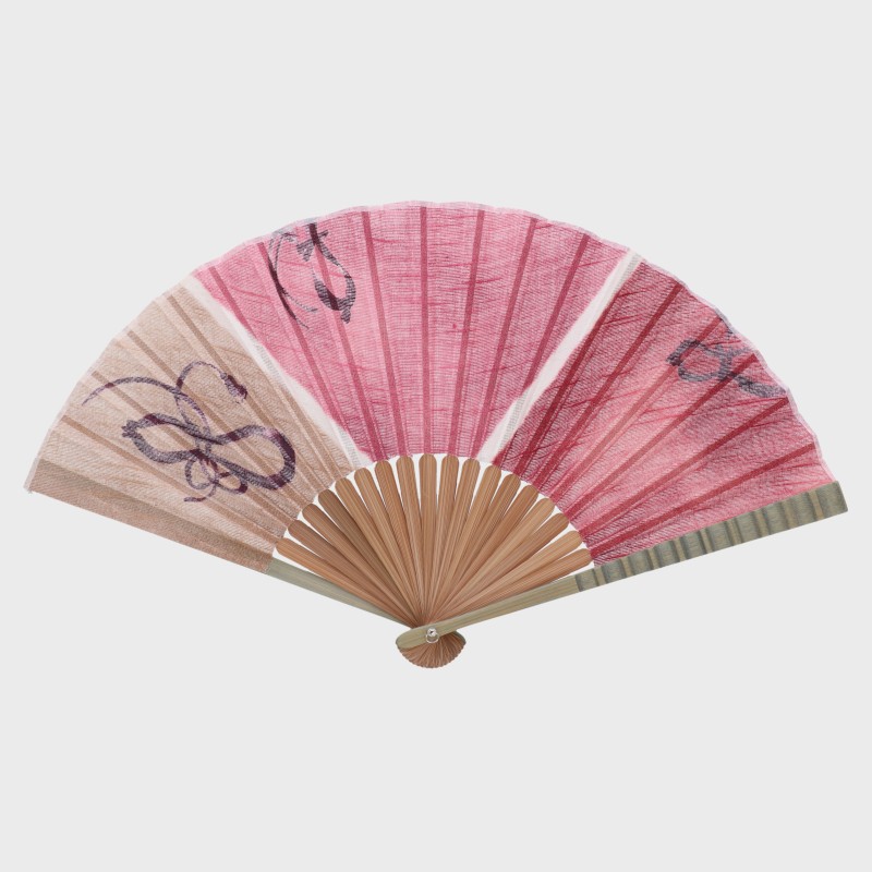 紳士男持ち布扇子 23cm