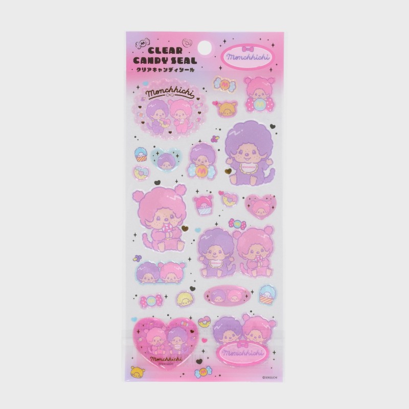 『サンリオ/Sanrio』モンチッチ クリアキャンディ シール