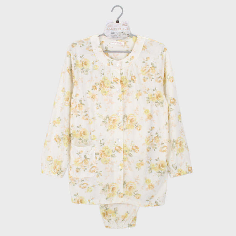 婦人E/Cスムース衿なしミセスパジャマ