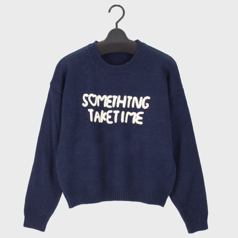 婦人ロゴニットプルオーバー