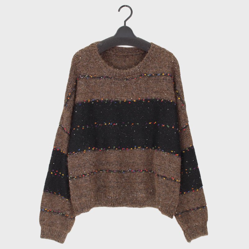 婦人デザインニット(スパンコール付)