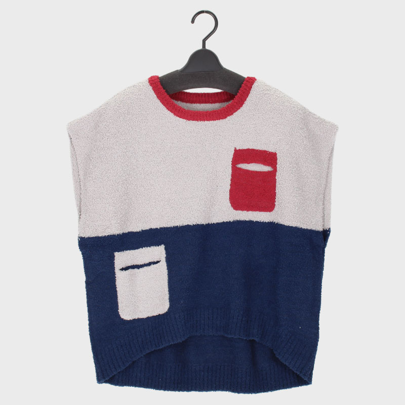 婦人ベスト(パイル生地)