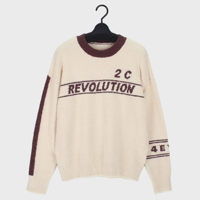 婦人ニットセーター(パイル生地)