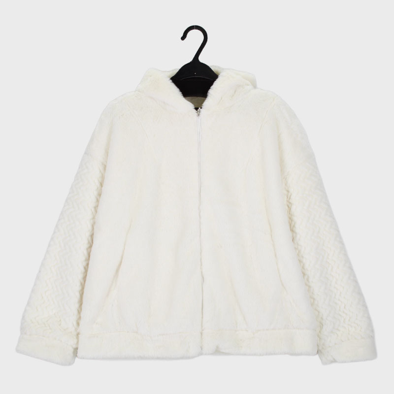 婦人ファーアウター(チャック)