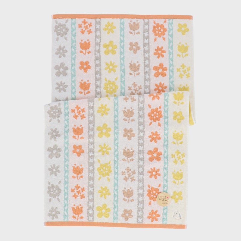 プチフルールバスタオル