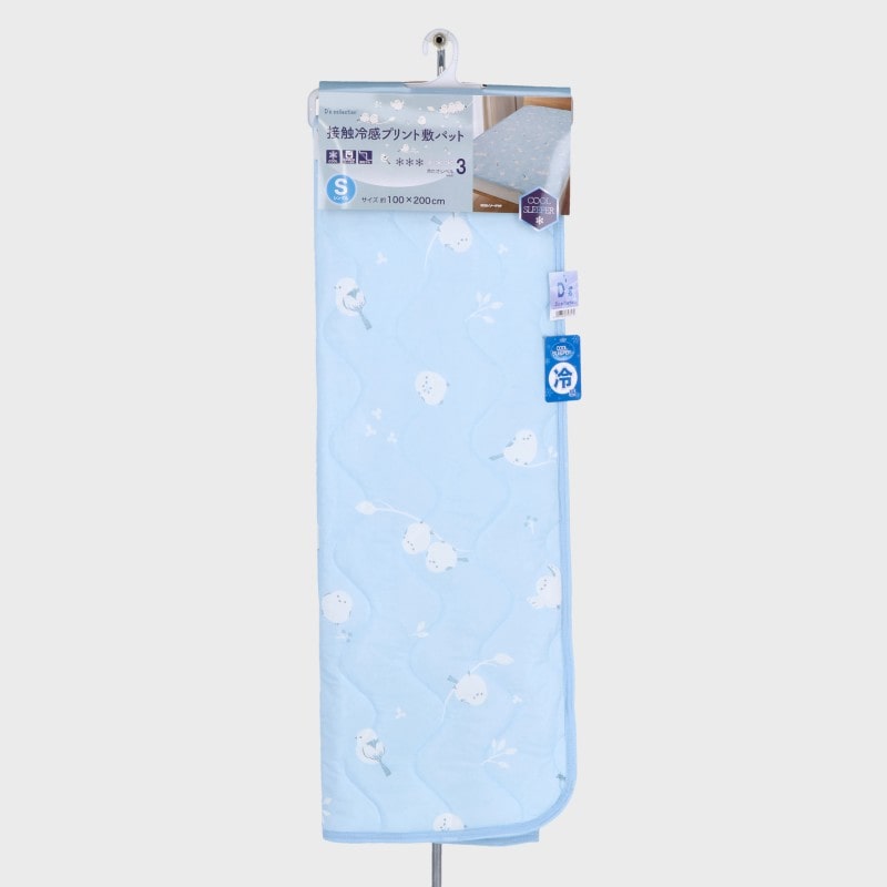 『特価』接触冷感敷パット COOL SLEEPER シマエナガ