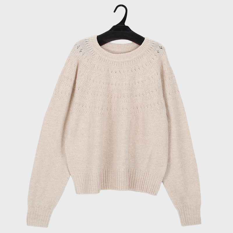 婦人『m.m.o.』求心柄プルオーバー