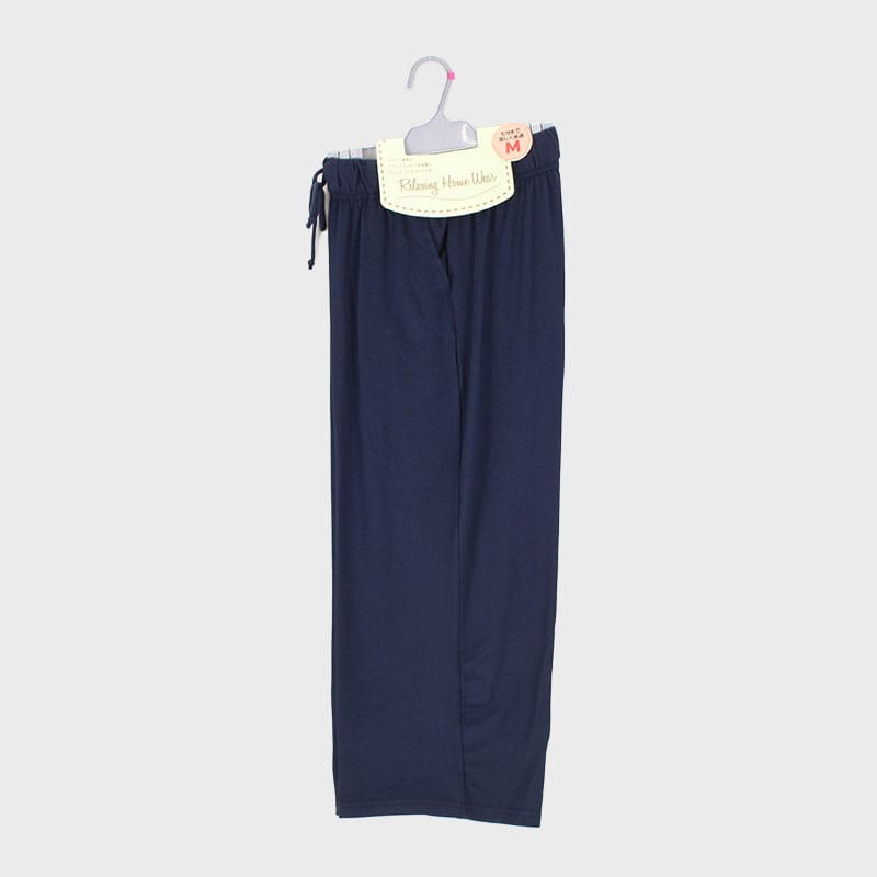 婦人ストレッチ天竺7分丈パンツ(無地)《WEB》