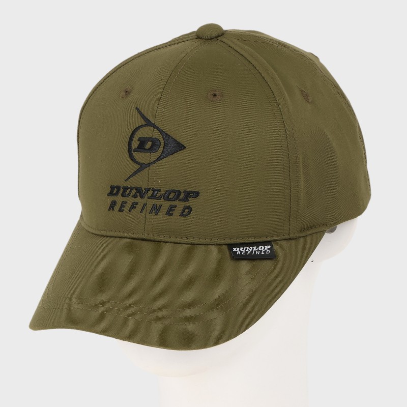 紳士『DUNLOP』定番ロゴ六方ツイルCAP