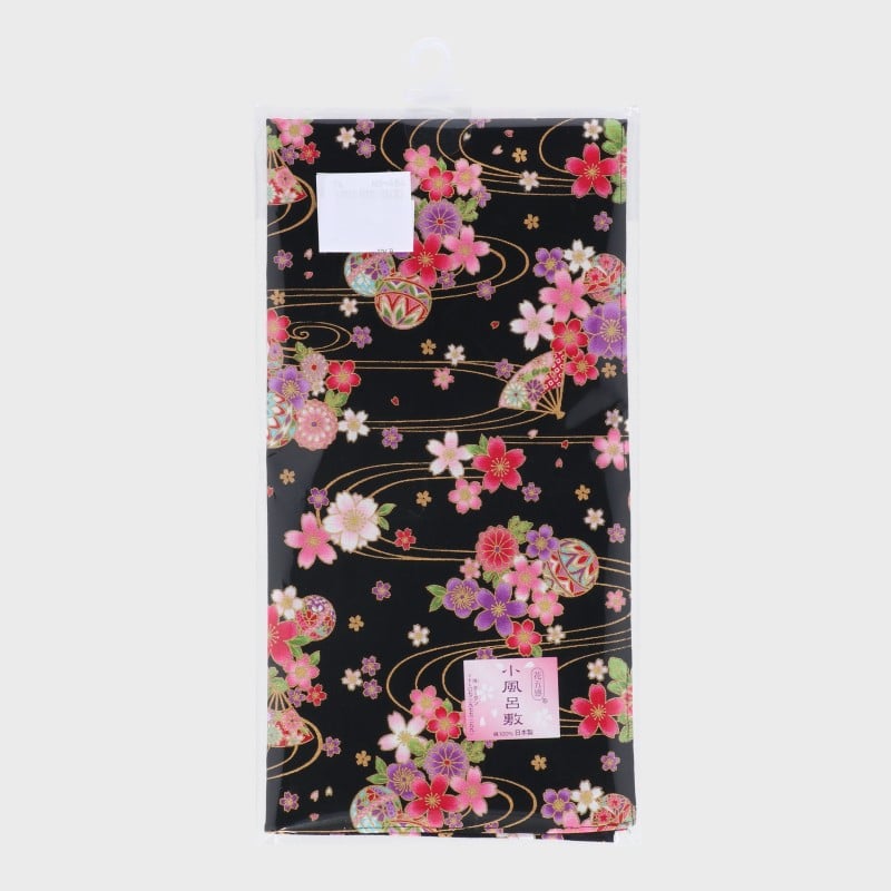 日本製和柄小風呂敷『桜と手毬』
