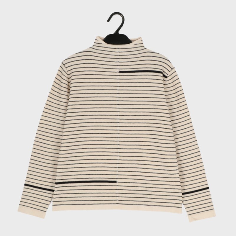 婦人ボーダーセーター