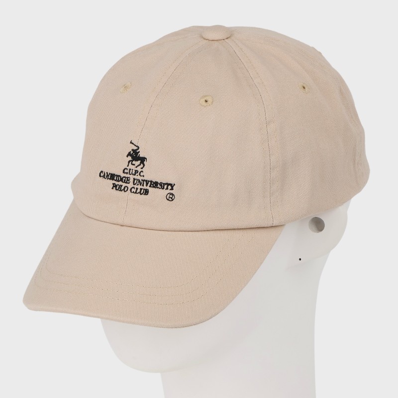 『POLO CLUB』洗いツイルコットン六方CAPキャップ/サイズ調整マジックテープ式