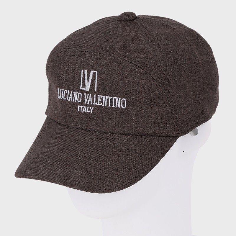 『LUCIANO VALENTINO』シャンブレーワイドCAPキャップ/サイズ調整マジックテープ式
