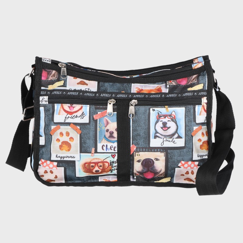 犬柄ショルダー