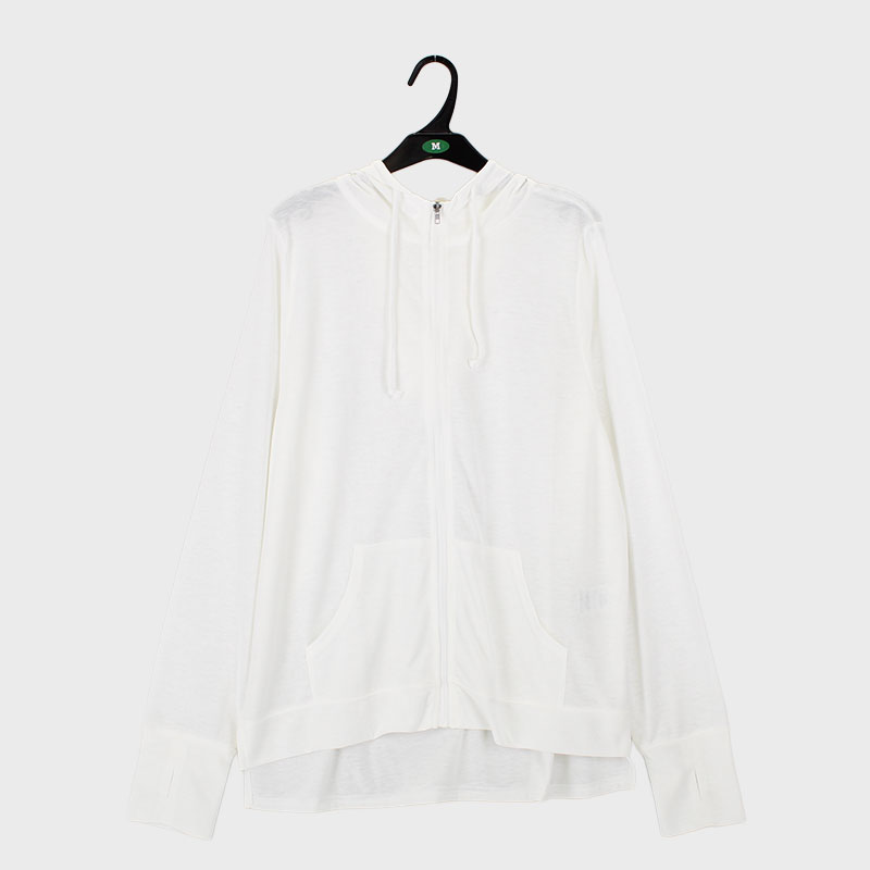 婦人接触冷感ジップアップパーカー