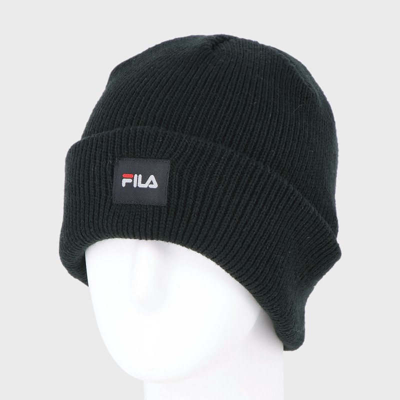 『FILA』ロゴワッペン付きアクリルニットワッチ