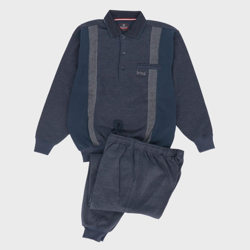 紳士裏起毛ポロスーツ『ZEALZIP』《WEB》