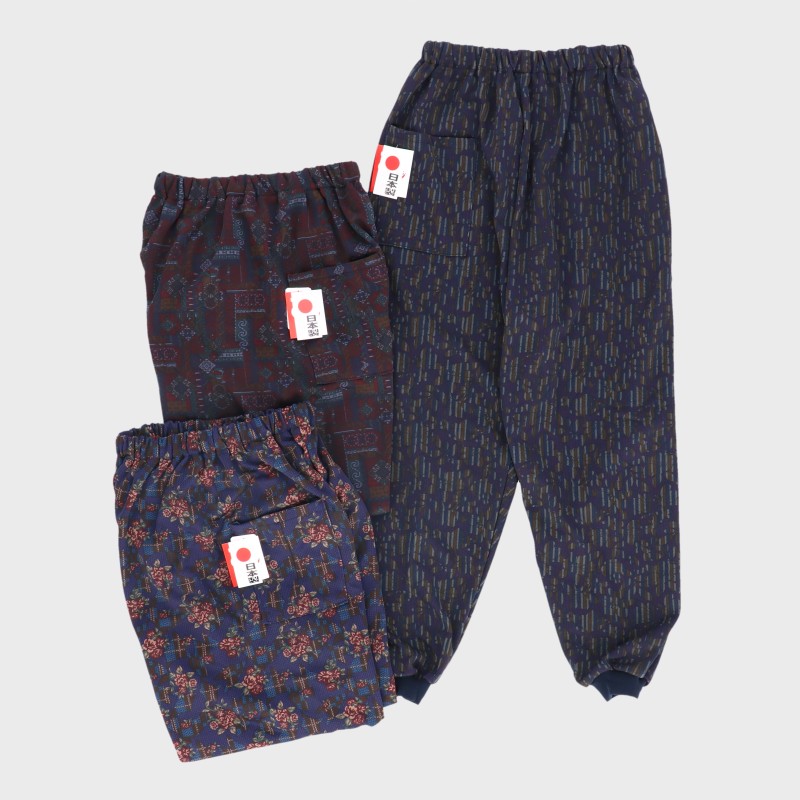 婦人裏起毛有色モンペ4850