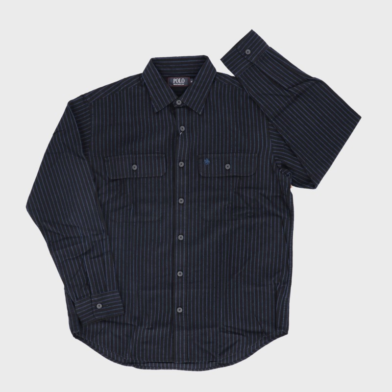 紳士微起毛両ポケットシャツ『POLO』