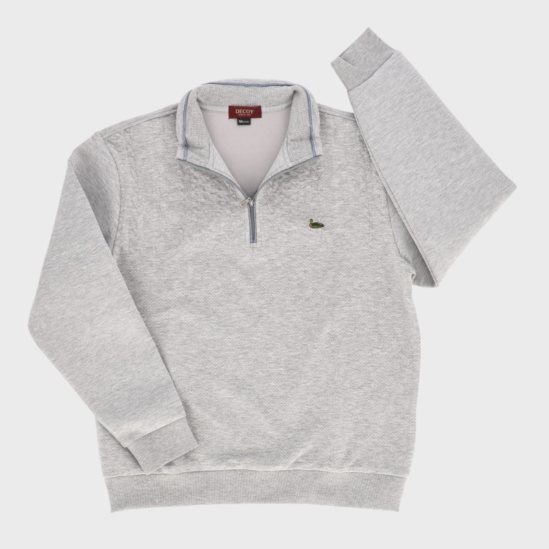 紳士ハイネックハーフジップトレーナー『DECOY』