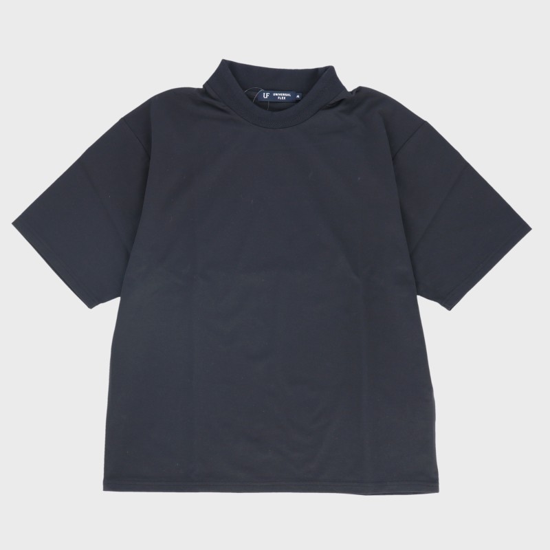 紳士半袖軽量ストレッチ天竺ドレスTシャツ