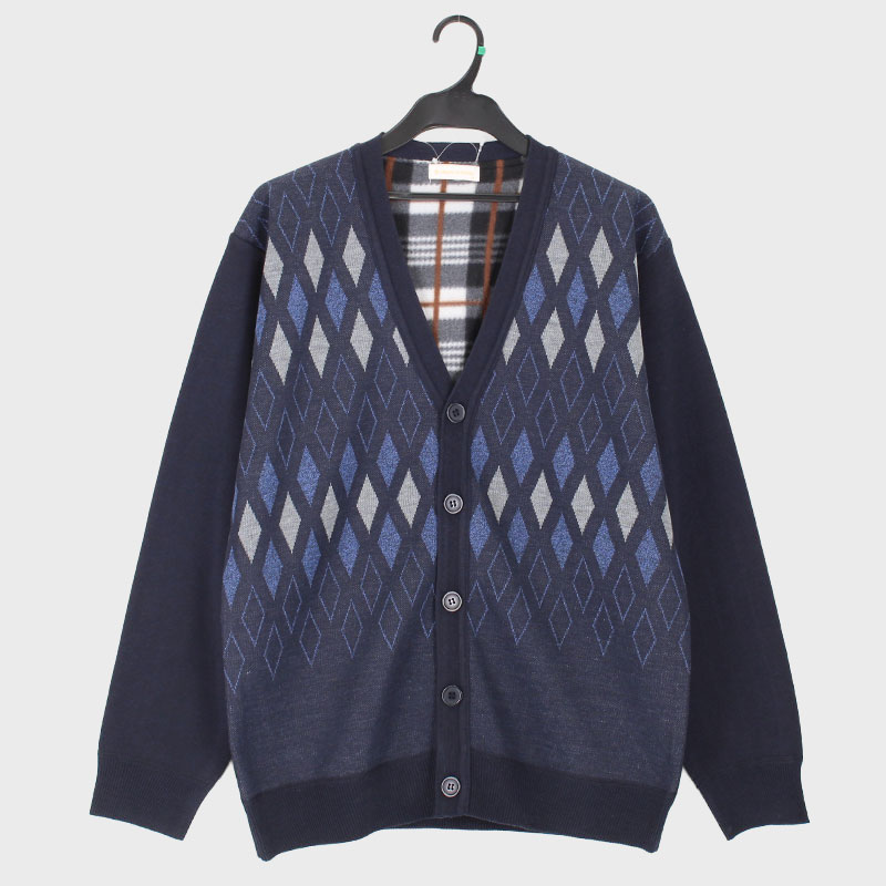 紳士裏フリースボンディングカーディガン『SABLINA VALENTINO』