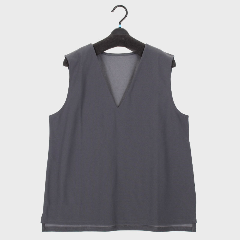 婦人V首かぶりベスト