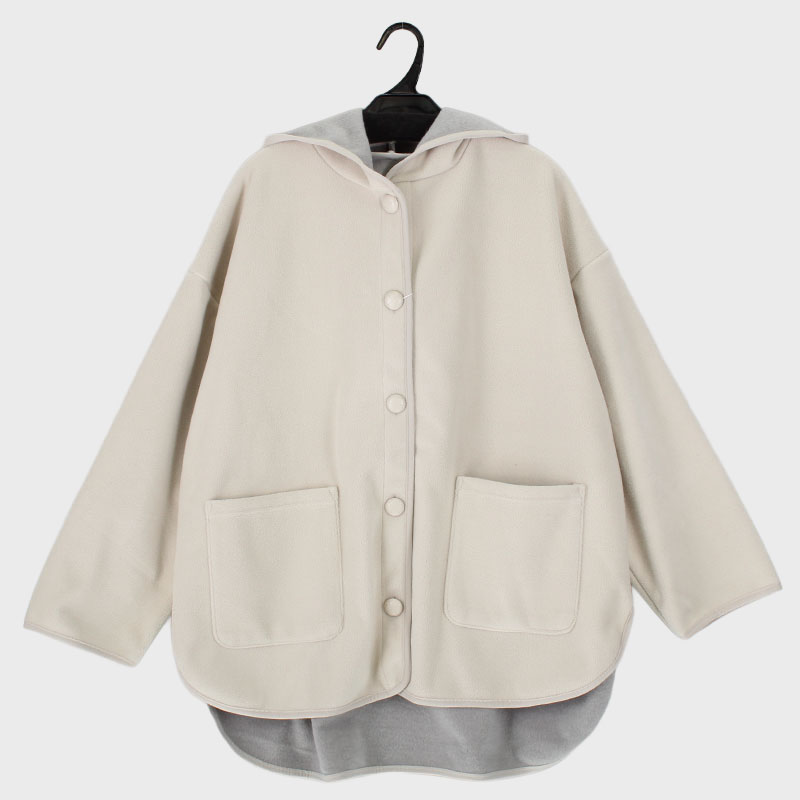 婦人『m.m.o.』裏面配色パイピングフーディー