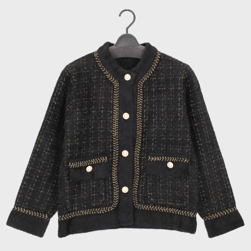 婦人シャギーニットカーディガン