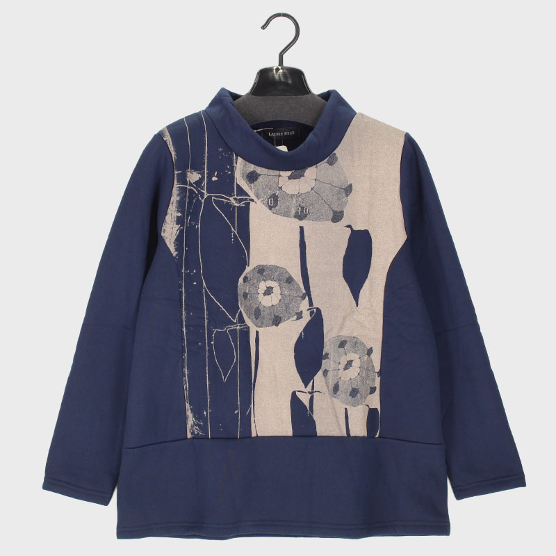 婦人HN裏起毛デザインカットソー