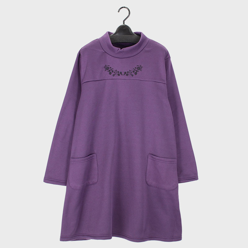 婦人HN裏起毛チュニックワンピース