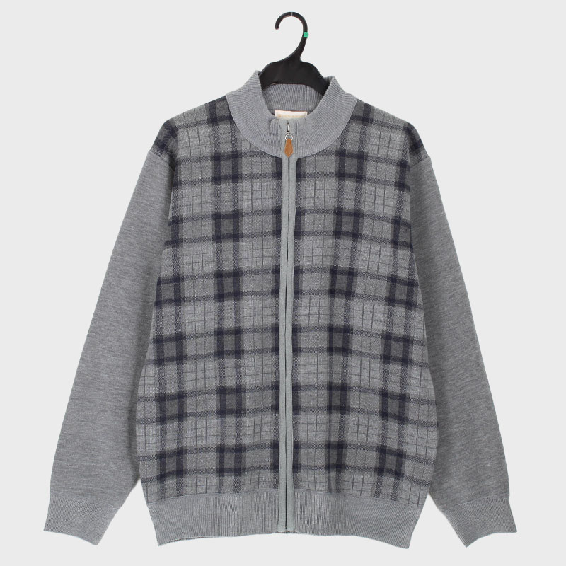 紳士裏フリースボンディングニットジャケット『SABLINA VALENTINO』