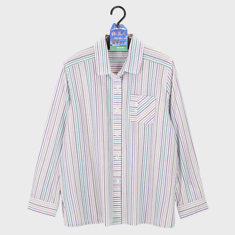 婦人長袖サッカーブラウス